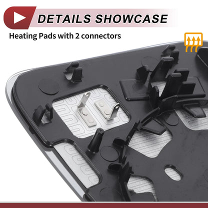 Right Heated Mirror Glass Replacement for BMW 5/6/7 Series (2016-2019)