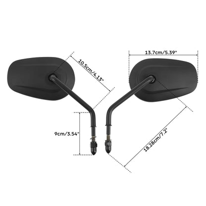 Rear View Side Mirrors for Harley Sportster 883 1200 Touring Road King (2004-2023)