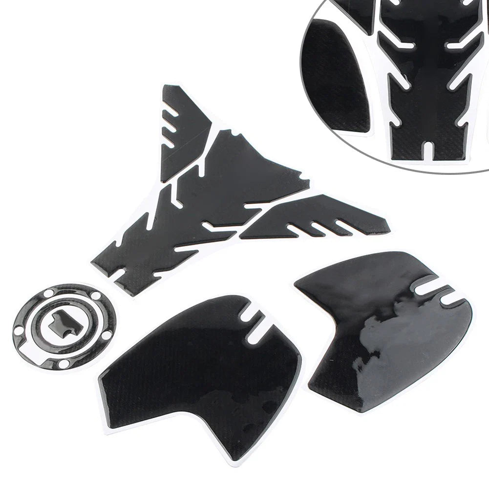 3D Carbon Fiber Tank Pad Decal for Yamaha MT-09 (2014-2023)