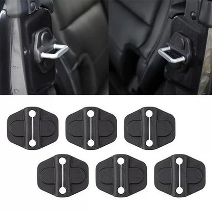 8x Door Lock Cover & Screw Protector Trim for Jeep Wrangler (2018-2024)