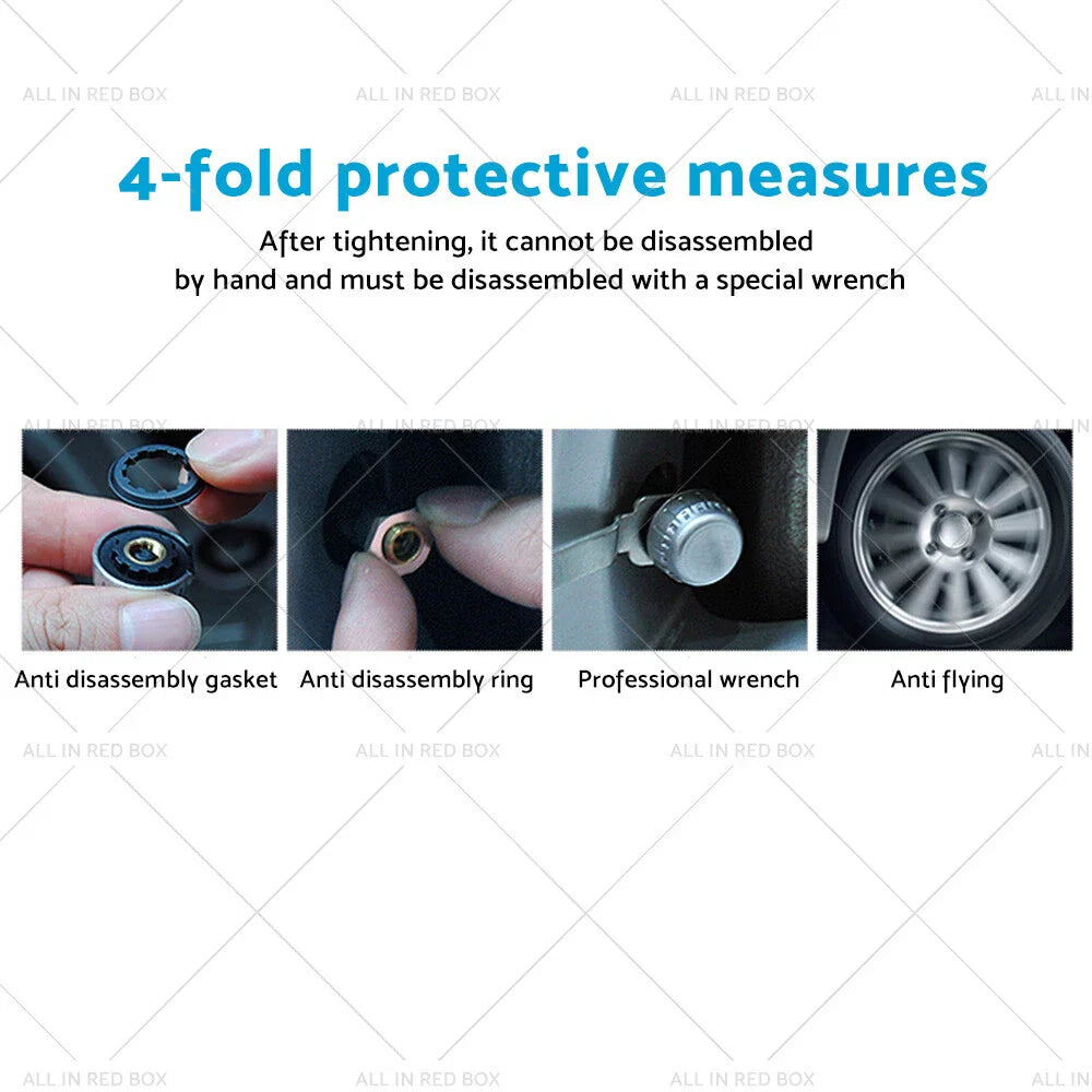 External Sensors Tyre Pressure Monitoring System for Toyota Hilux