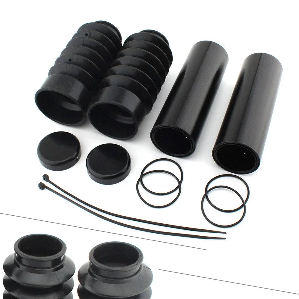 Front Fork Cover Tube Cap Protector for Harley Davidson Dyna (2006-2017)