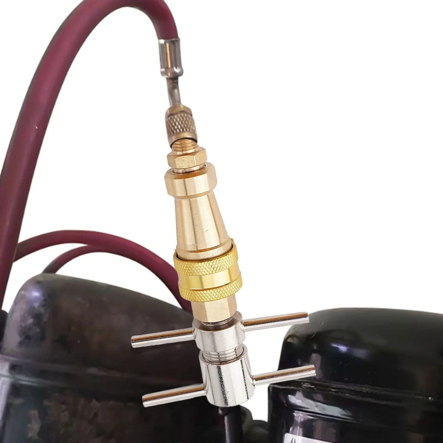 Brass Washer Quick Connect Plug / 14 Inch FNPT / Refrigerator for Refrigerator