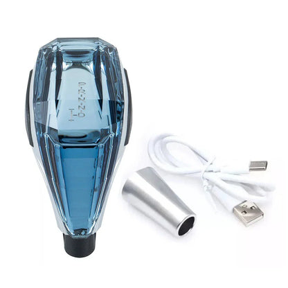 Crystal Handle Activated LED Gear Shift Knob Shifter for MAZDA TOYOTA