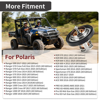 Thermostat & O-Ring for Polaris Ranger Crew 800 4X4 EFI (2011–2014)
