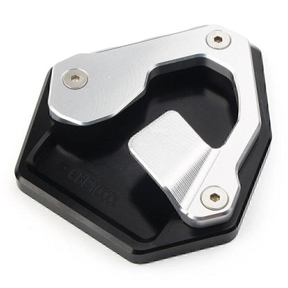 Side Stand Foot Enlarger Kickstand Plate for Honda CRF1000L Africa 2016-2017 Black
