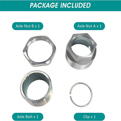 Axle Lock Jam Sleeve Nut Clip for Honda TRX300EX TRX400EX TRX450R TRX450ER