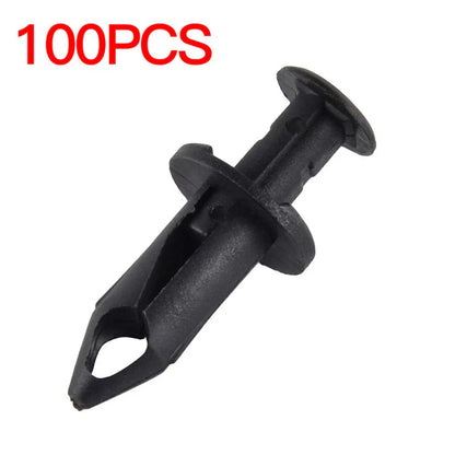100 Pcs 8mm ATV UTV Fairing Body Trim Panel Fastener Clips