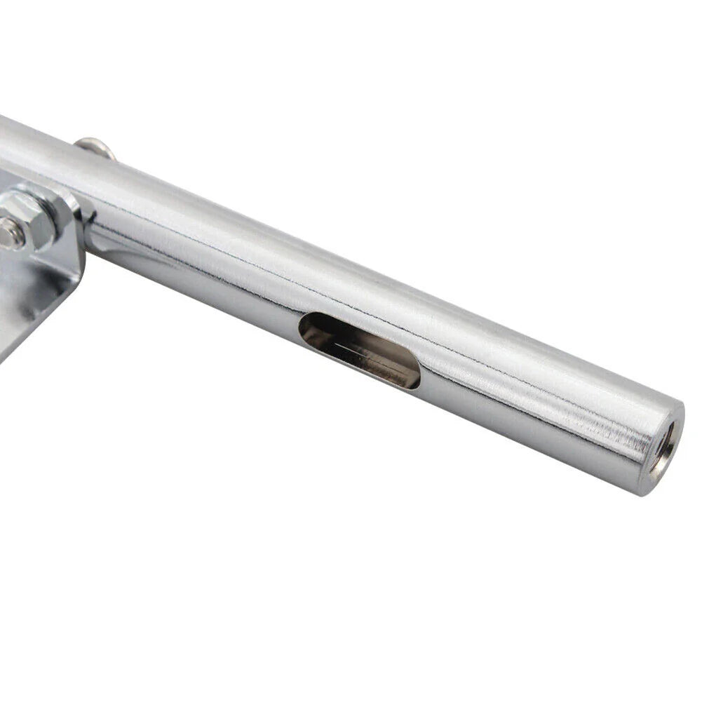 Chrome Short Mount Turn Signal Light Tube Bar Bracket for Harley Dyna (2006-2023)