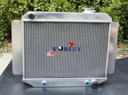 3 Row Alloy Radiator + Fan for Holden Kingswood HD HR HK HT HG 6cyl (1966-1970)