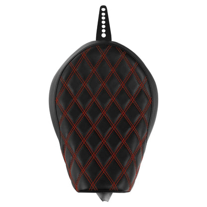 Seat Black Red Driver Rider for Harley Sportster XL 883 1200 48 (2010-2022)