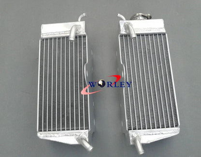 Aluminum Radiator + Blue Hose for Honda CR250R CR250 (1985-1987)