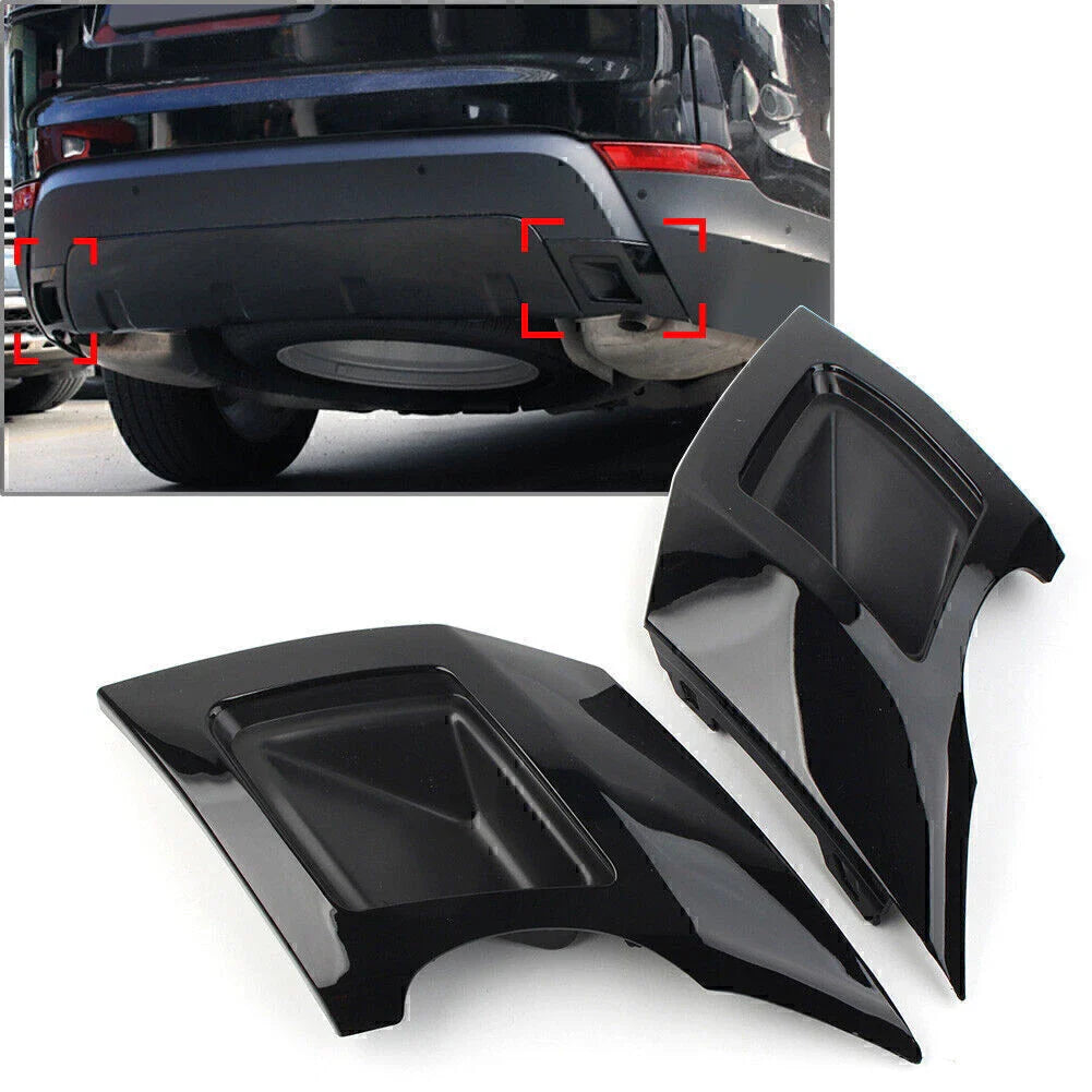 Black Tail Exhaust Covers for Land Rover Discovery (2017-2021)