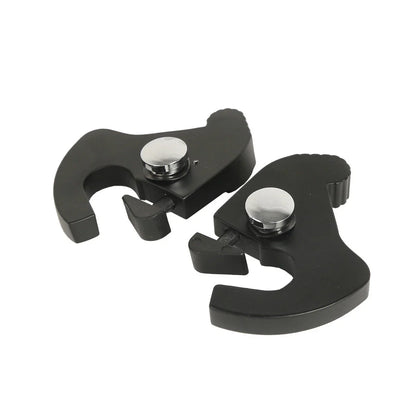 Black Sissy Bar Luggage Rack Docking Clip Kits for Harley Touring Softail