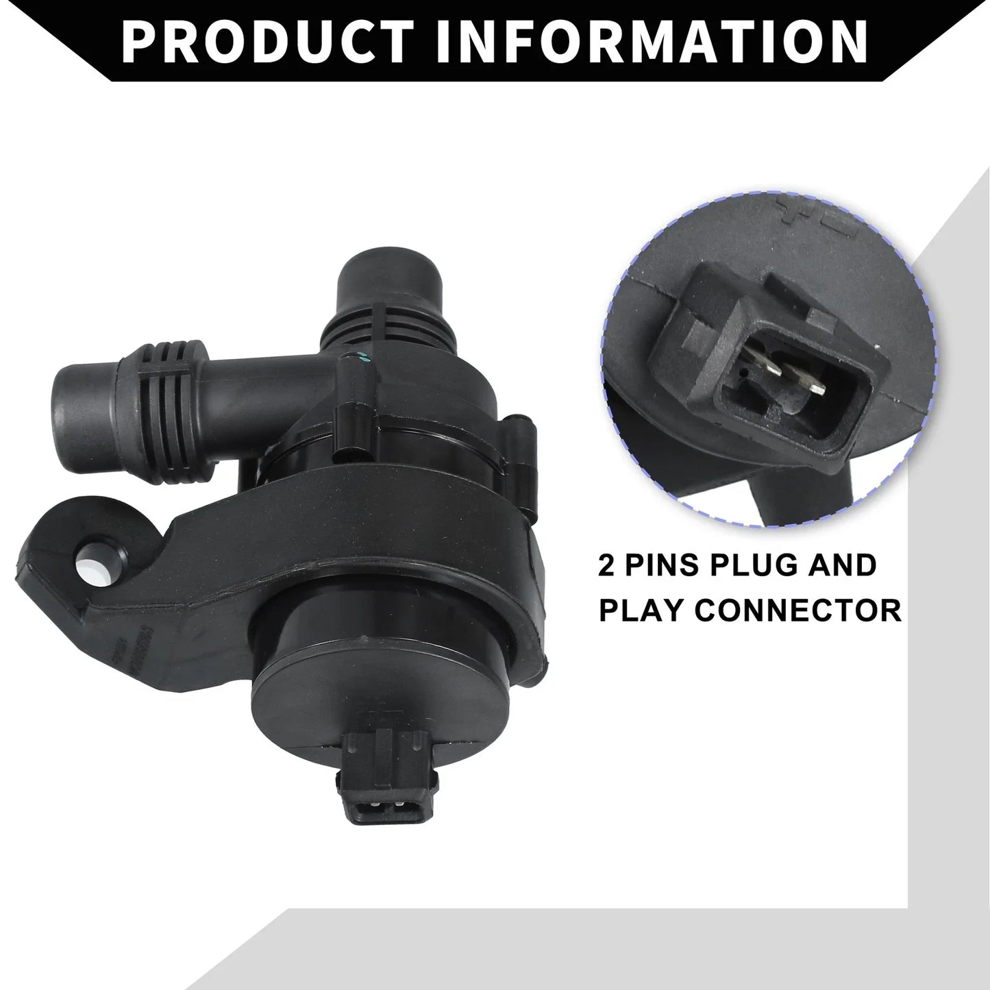 Auxiliary Cooling Water Pump for BMW 745i Base Sedan 4-Door (2002 - 2005)