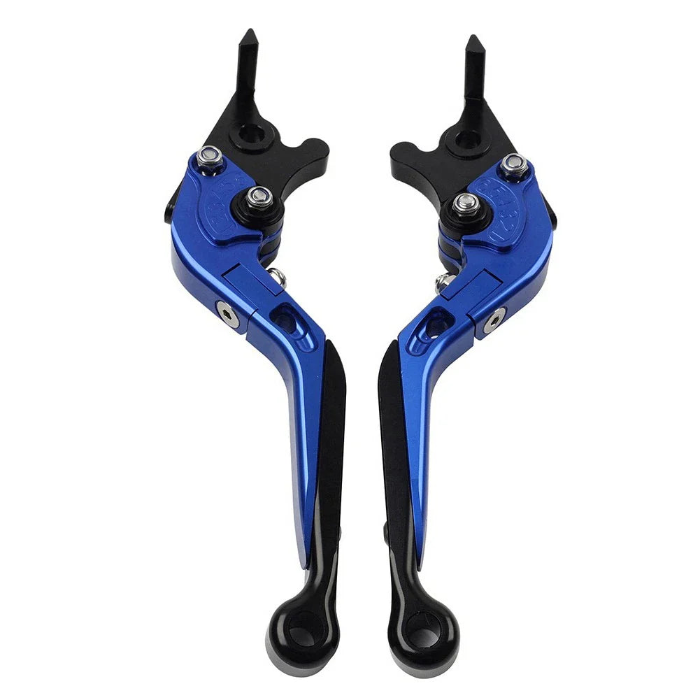 CNC Blue Extendable Brake Clutch Levers for Yamaha FZ07 FZ09 MT07 MT09 XSR900 (2015-2023)