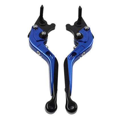 CNC Blue Extendable Brake Clutch Levers for Yamaha FZ07 FZ09 MT07 MT09 XSR900 (2015-2023)