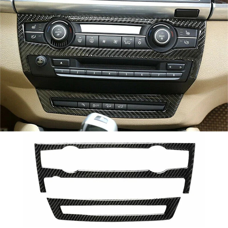 Carbon Fiber Inner Cover Sticker Kit for BMW X5 E70 X6 E71 (2008-2013)