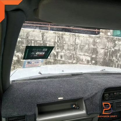 Grey Black Dash Mat Carpet Cover for Holden Rodeo Isuzu Ute (1997-2003)