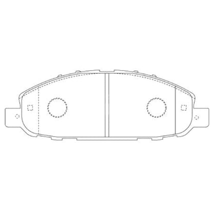 Disc Brake Pad Set for Nissan Caravan E25 (2001 - 2012)