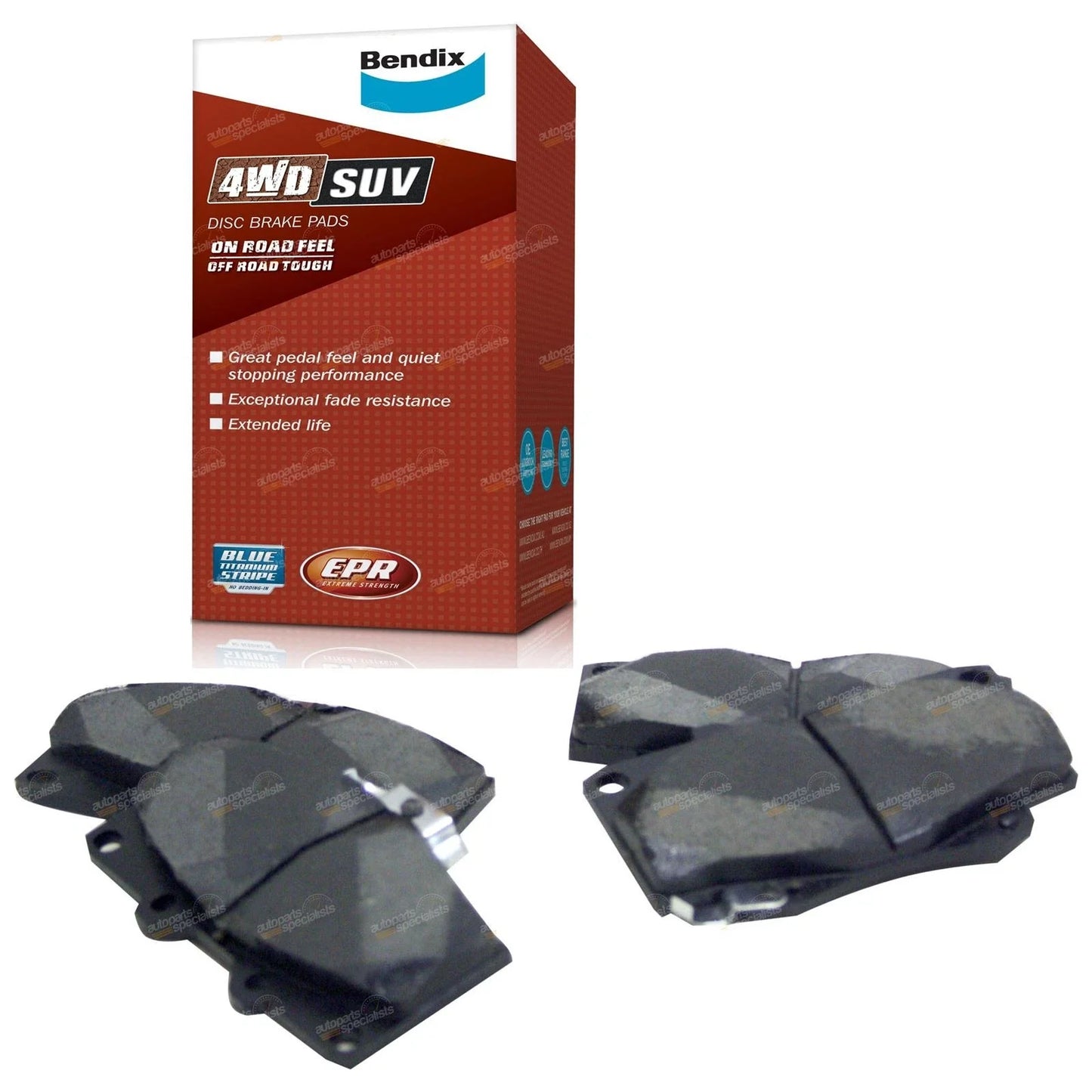 / 4x4 Front Disc Brake Pad Set for Toyota Hilux (1988–2005)