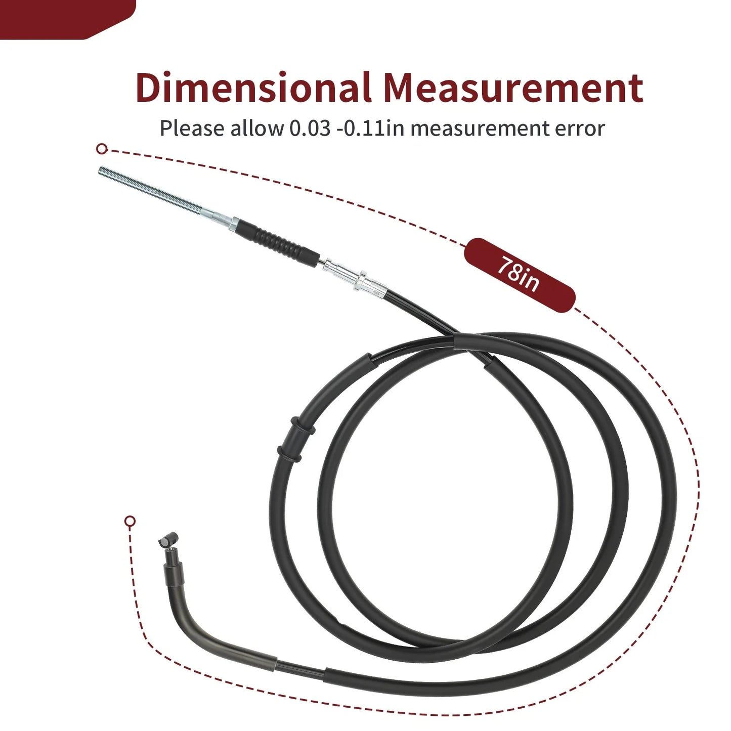 Rear Park Hand Brake Cable for Suzuki Eiger (2003–2007)