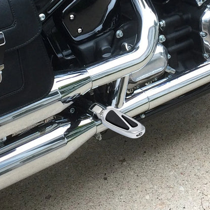 Chrome Male Mount Footrest Pegs for Harley Touring Sportster XL883 1200