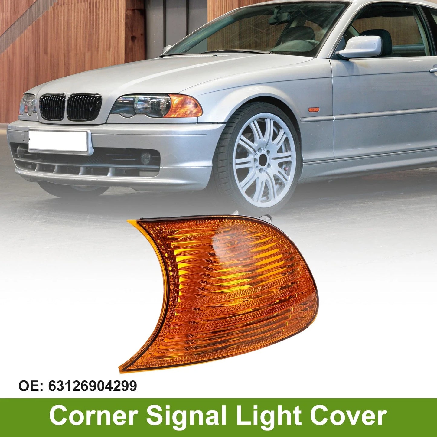 1 Pc Left Corner Signal Light Cover for BMW (1999-2001)