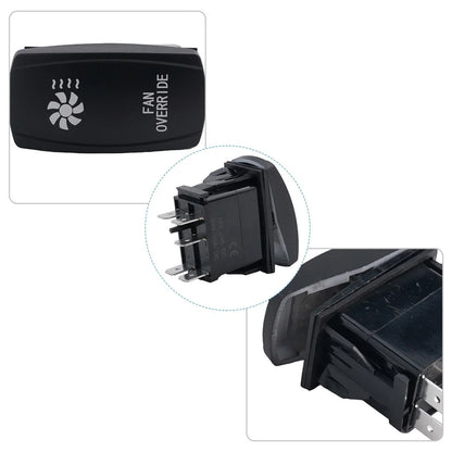 Rocker Switch Fan Override for ATV/UTV 12V