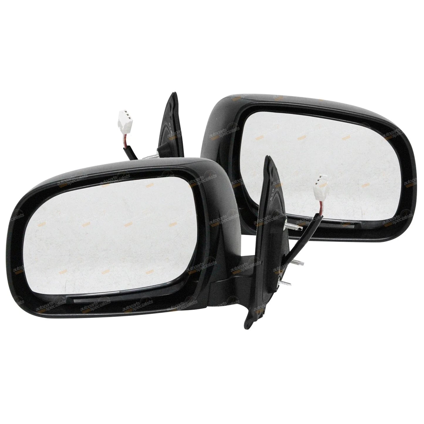 LH+RH / Black Electric Side Door Mirror for Toyota Hilux (2005–2010)