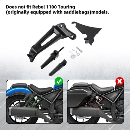 Passenger Seat & Footpegs Bracket for Honda Rebel 1100 CMX1100 (2021-2024)
