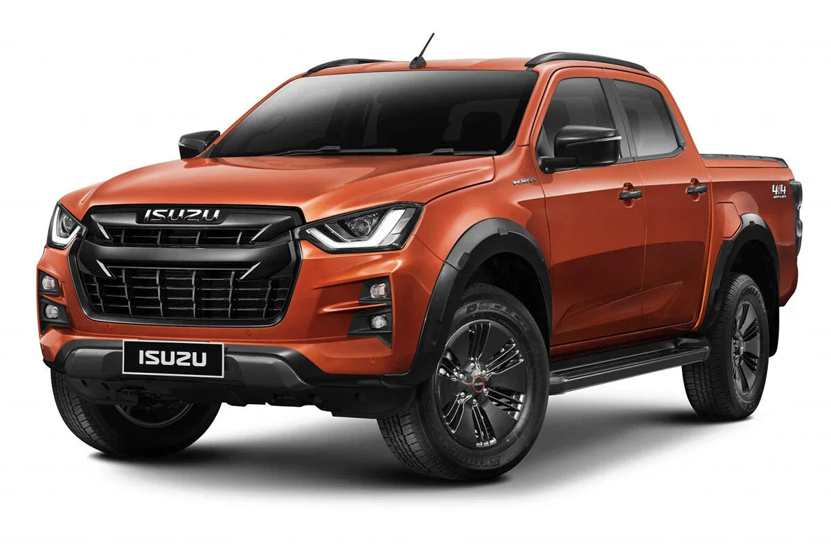 Fiber Carbon 4 Door Handle Cover Insert Trim for Isuzu D-Max (2020-2021)