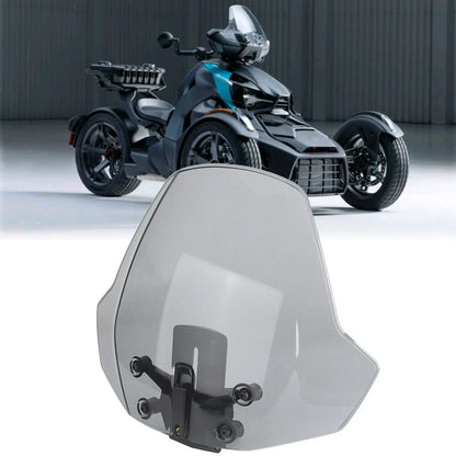 Smoke Windshield for Can-Am Ryker 600 ACE, Sport 900 ACE, Rally 900 ACE