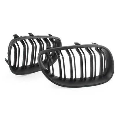 Matte Black Upper Bumper Grill Mesh Grille for BMW E60 E61 M5 2004-2009