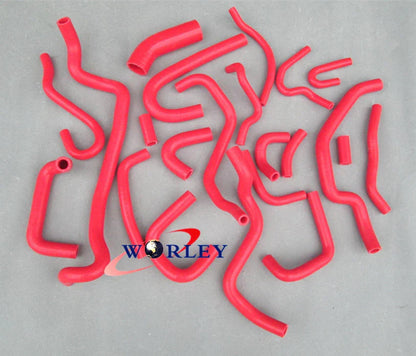 Silicone Radiator Hose for Nissan Silvia 180SX 200SX S13 CA18DET (89-94) 22pcs