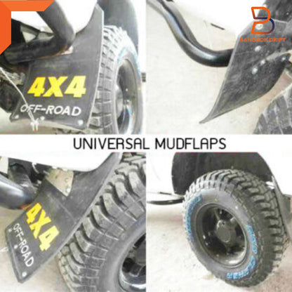 Mud Flap Splash Guard for Isuzu D-Max TF Ute 4WD 4X4 Off-Road Black Rubber