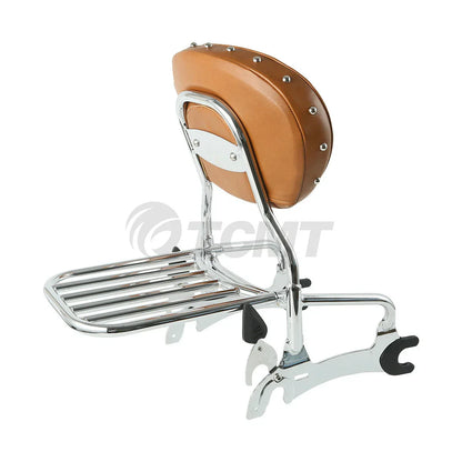 Sissy Bar Backrest Rack & Mounting Spools for Indian Chief Vintage