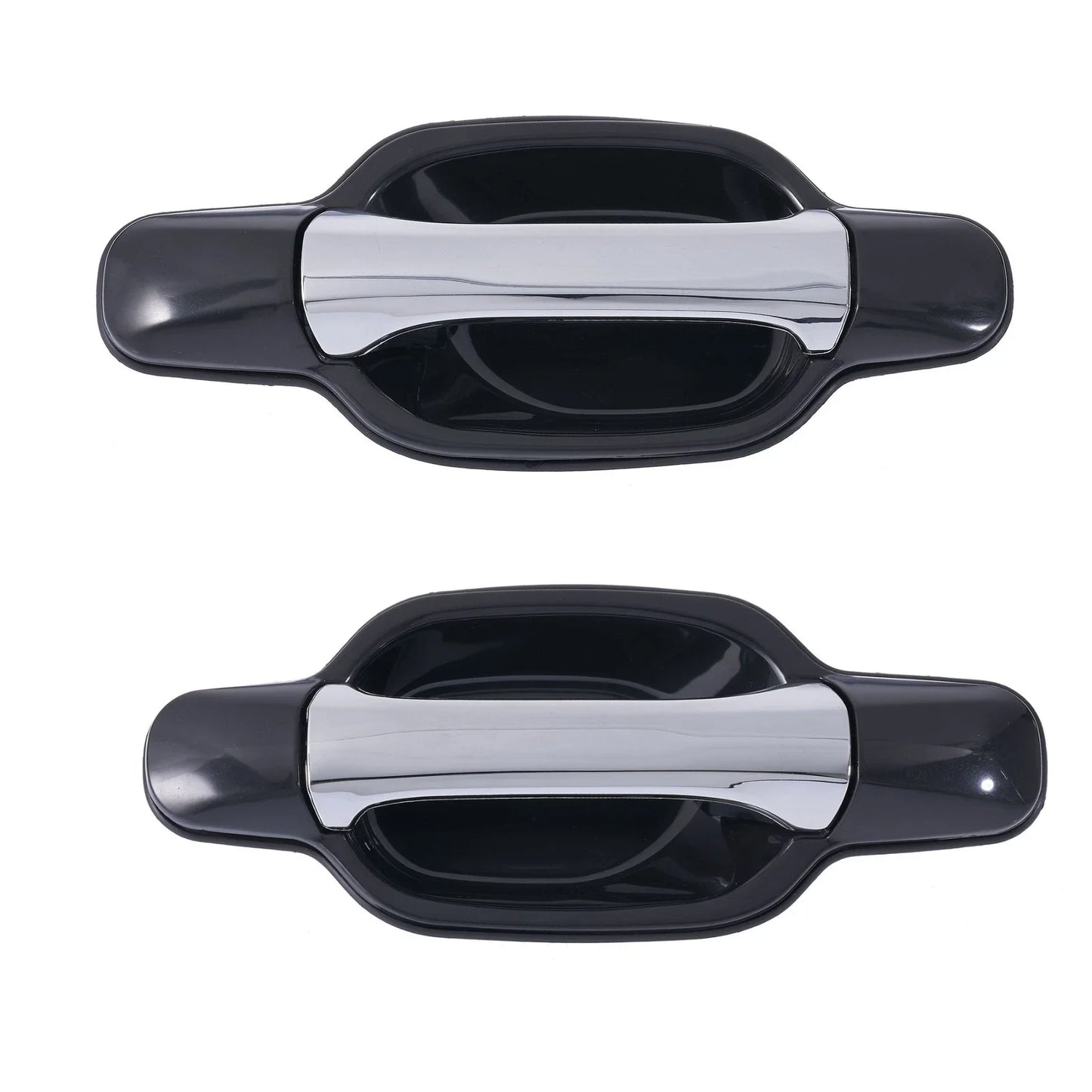 2pcs Rear LH+RH Black Door Handle for Rodeo RA Colorado RC (2000–2004)