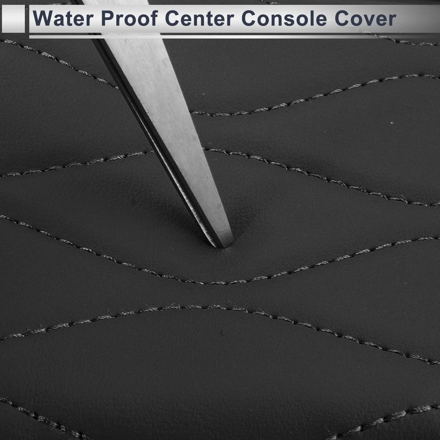 Center Console Cover with Storage Bag for BMW 5 Series (2011-2017) Black 1 Set