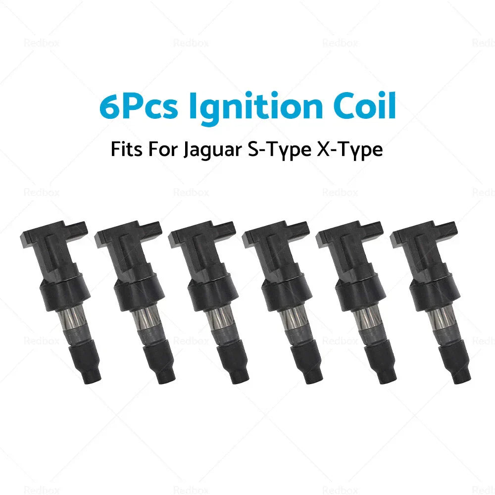 6 x Ignition Coils for Jaguar S-Type, X-Type 2.1L 2.5L 3.0L (2000-2008)