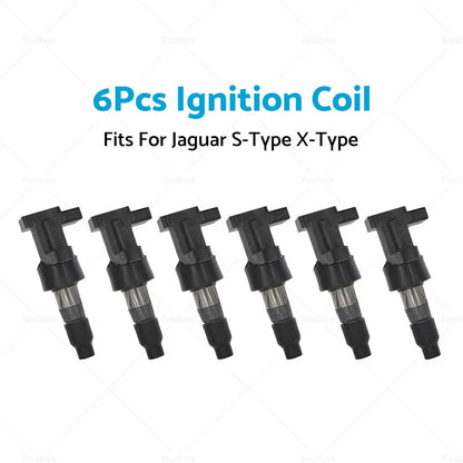 6 x Ignition Coils for Jaguar S-Type, X-Type 2.1L 2.5L 3.0L (2000-2008)