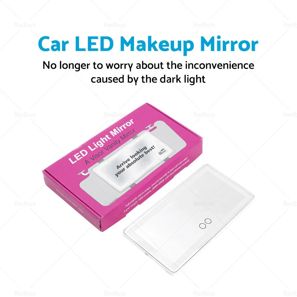 3 x Car Sun Visor LED Makeup Mirrors for Various Models