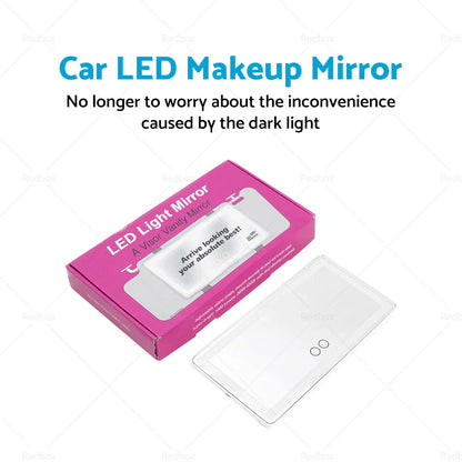 3 x Car Sun Visor LED Makeup Mirrors for Various Models
