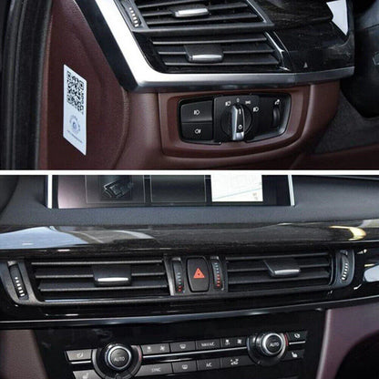 6 x A/C Air Vent Outlet Tab Clip Trim for BMW X5 F15, X6 F16 (2014-2018)