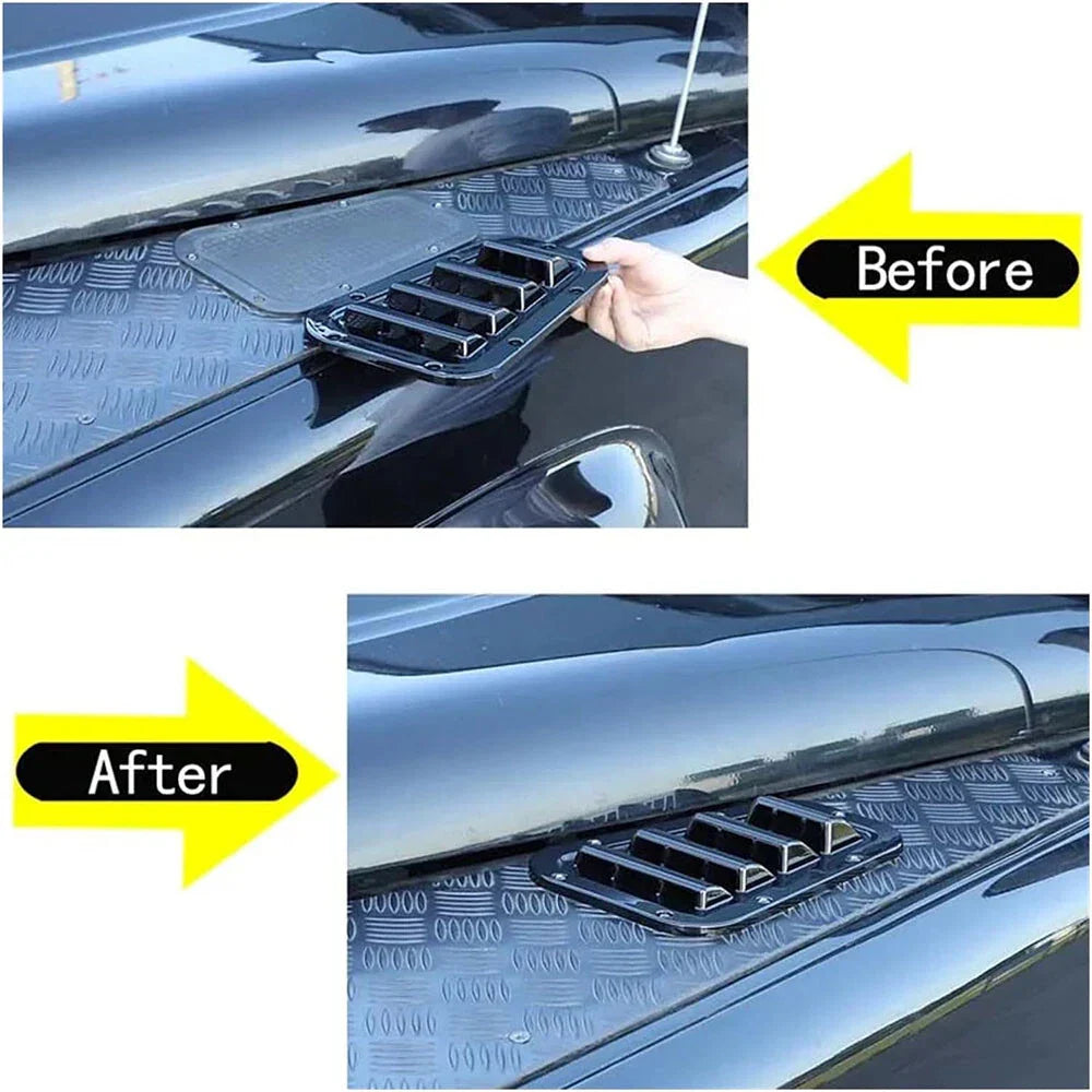 Bonnet Vent Trim Covers for Land Rover Defender 90 110 130 (2004-2019)