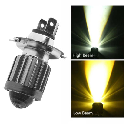 Bulbs / 9-32V H4 / Moto LED Headlight Dual Color Hi/Lo 12W for Motorcycle