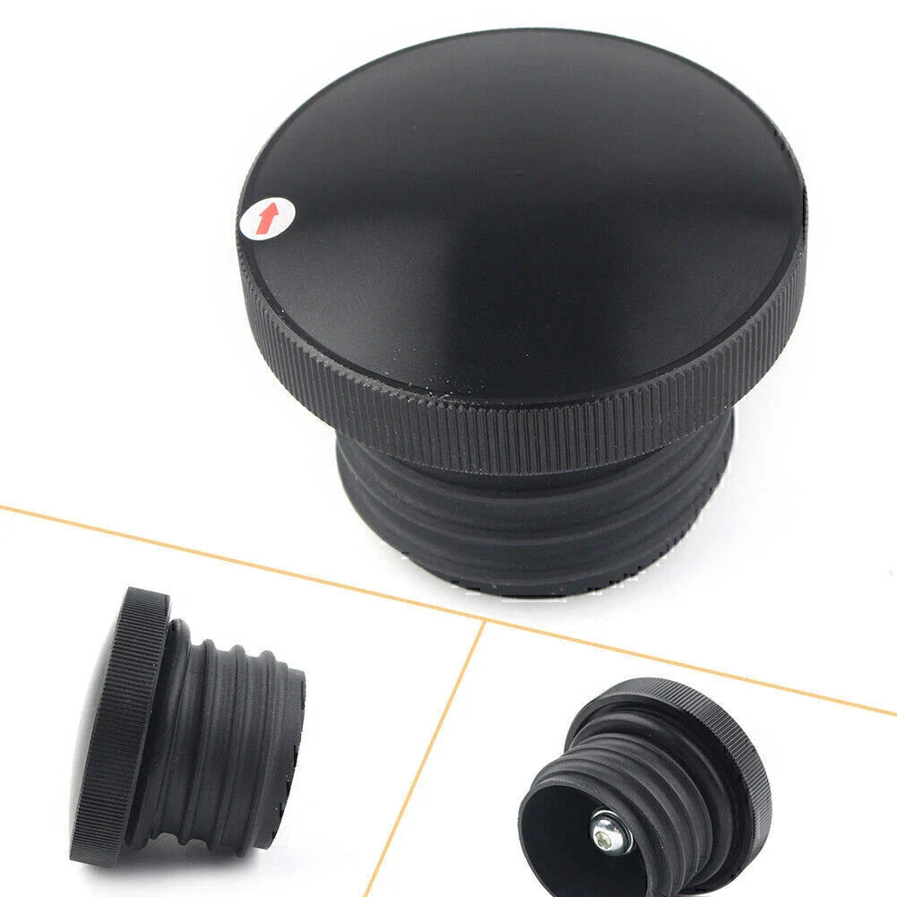 CNC Vented Gas Tank Cap for Harley Sportster, Road King, Dyna, Softail