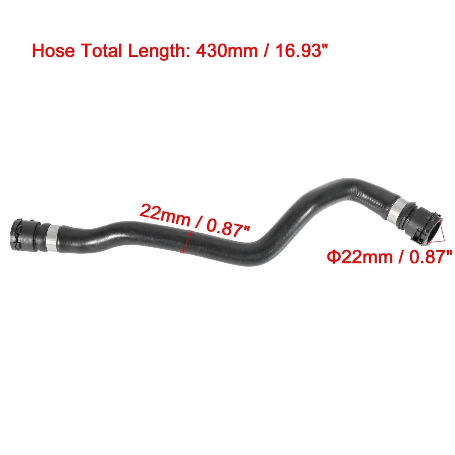 Radiator Coolant Water Hose Expansion Tank for BMW X5 (2003-2006)