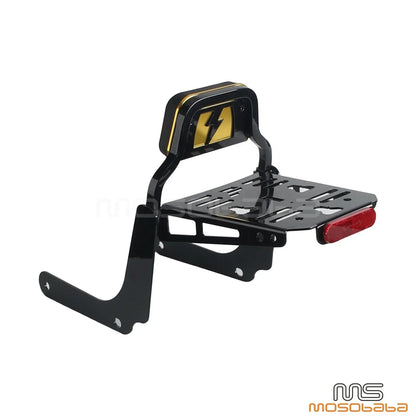 Passenger Backrests Luggage Rack Sissy Bar for Harley Heritage Classic (18-25)