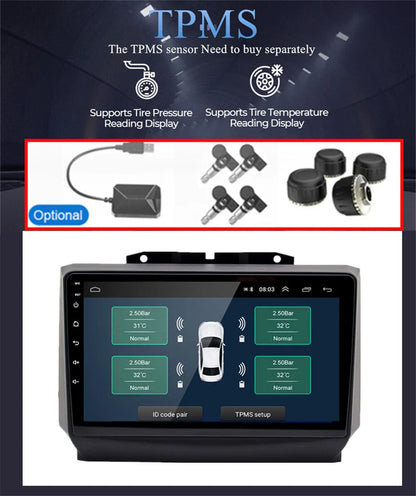 9'' Android Car Stereo GPS Navigation for Dodge RAM 1500-5500 (2013-2018)